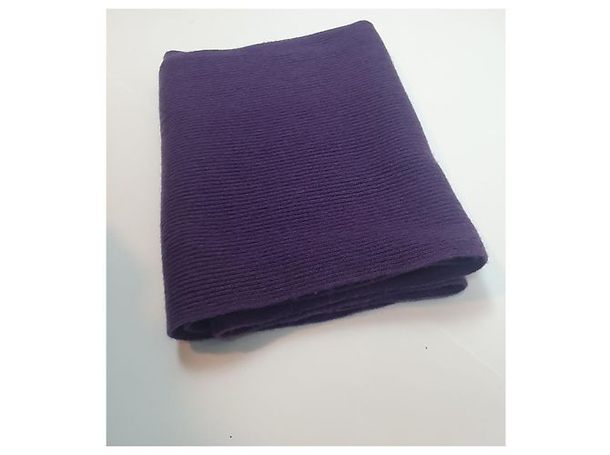 Autre Marque Sciarpa Cains Moore in cashmere viola Porpora - vista 4