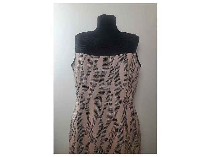 Clements Ribeiro Leinenkleid mit Viscose Mehrfarben - Ansicht 2