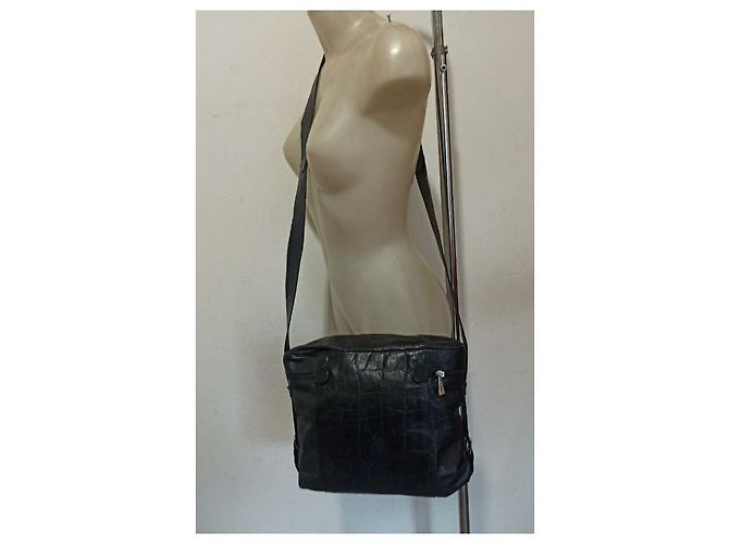 Fendissime Vintage Beuteltasche Schwarz - Ansicht 4