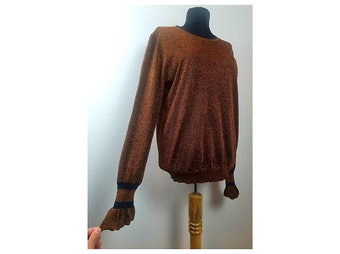 Maglione blusa metallizzato marrone Baum und Pferdgarten - vista 2