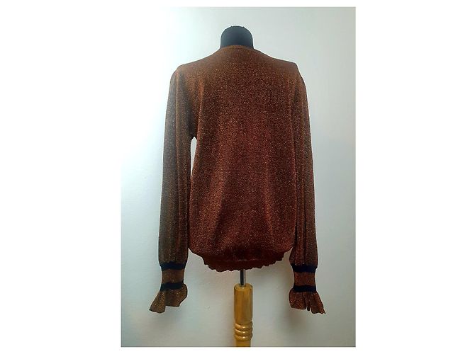 Maglione blusa metallizzato marrone Baum und Pferdgarten - vista 4