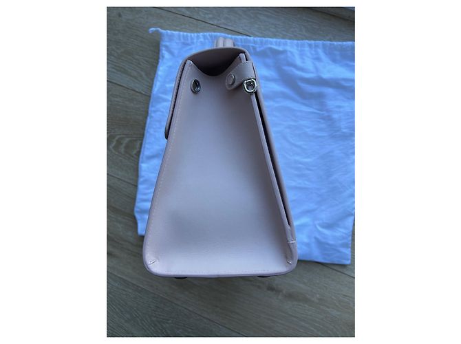 Borsa a mano Christian Dior Diorever in agnello rosa - vista 6