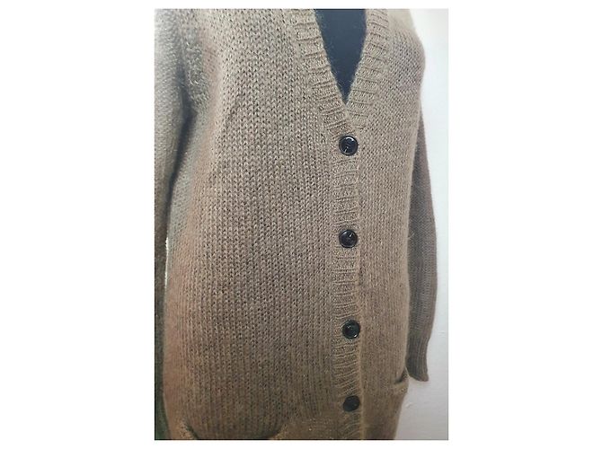 Filippa K Langer Cardigan Braun Mohair - Ansicht 3