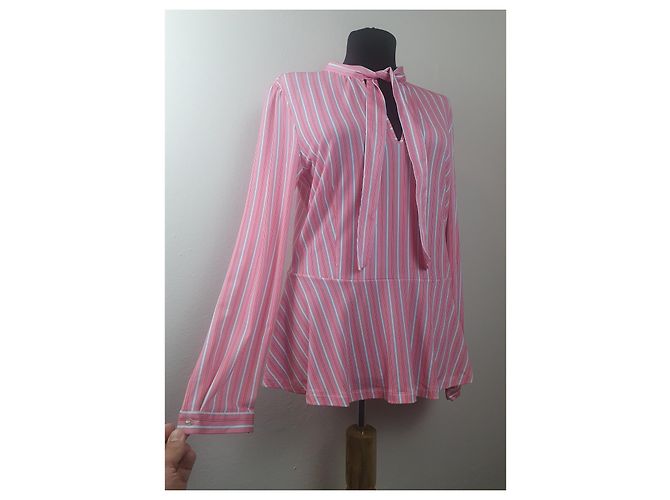Top de rayas rosa Marc Cain Talla M - vista 2