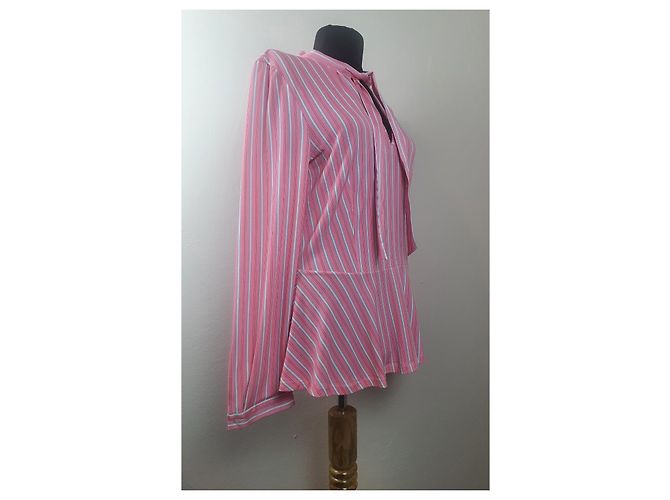 Top de rayas rosa Marc Cain Talla M - vista 3