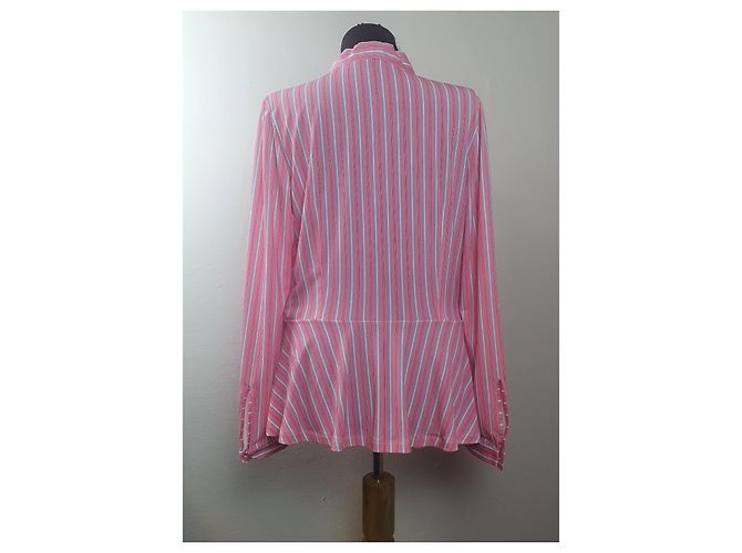 Top de rayas rosa Marc Cain Talla M - vista 5