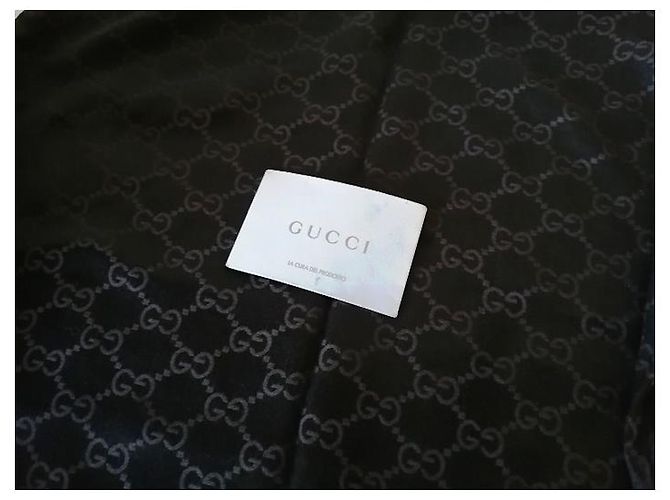 Borsa Gucci in pelle di agnello cioccolato borchiata oro - vista 6