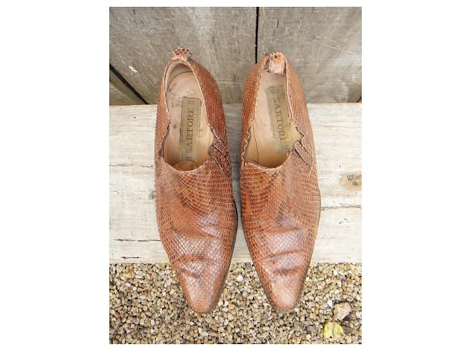 Sartore niedrige Stiefel in Python p 37 Braun - Ansicht 4