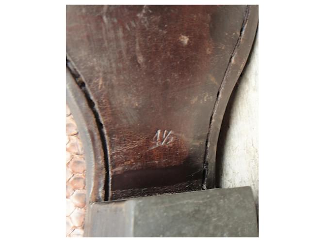 Sartore niedrige Stiefel in Python p 37 Braun - Ansicht 7