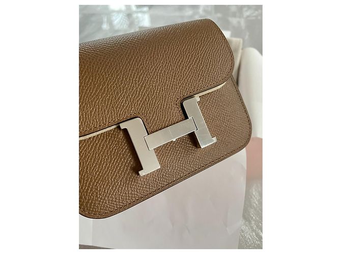 Constance Hermès Marsupio sottile Marrone scuro - vista 2