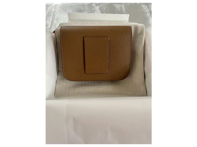 Constance Hermès Marsupio sottile Marrone scuro - vista 3