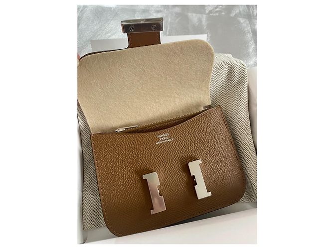 Constance Hermès Marsupio sottile Marrone scuro - vista 5