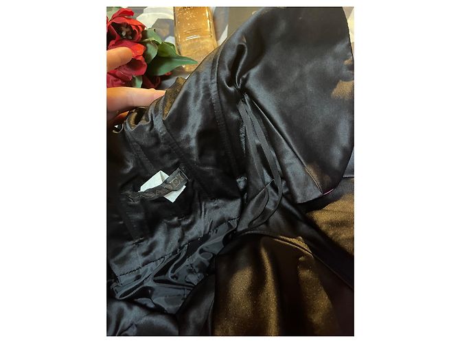 Giacca Casadei Rosa Fuchsia con Volant e Pizzo Nero Fuschia - vista 4