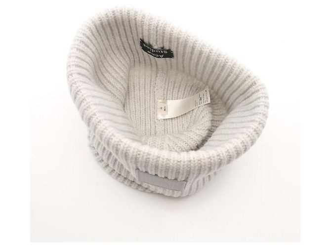 [Usato]Acne Studios Pansy Pansy Hat Beanie Wool Grey Light - vista 4