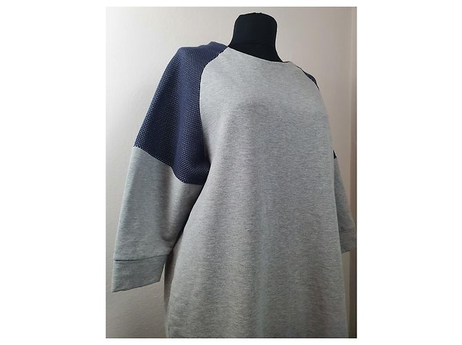 Robe Won Hundred Fanton Bleu Gris - vue 2