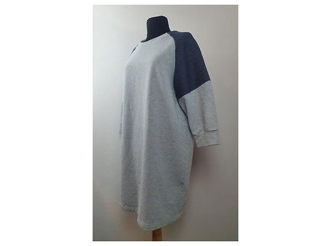 Robe Won Hundred Fanton Bleu Gris - vue 3