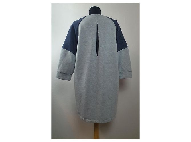 Robe Won Hundred Fanton Bleu Gris - vue 4