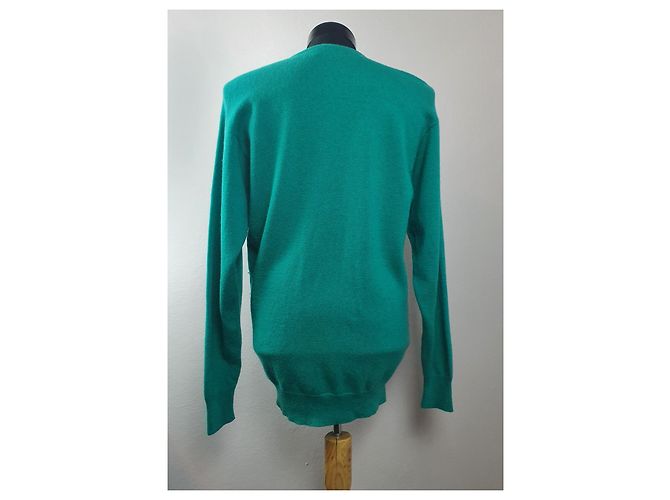 Pringle Of Scotland Pullover aus Wolle grün grau - Ansicht 5