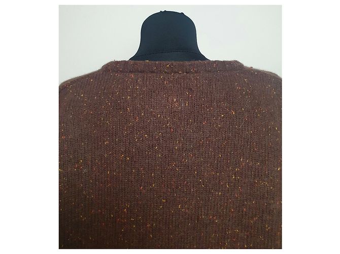 Samsoe & Samsoe Mathis oversize V-neck sweater brown Multiple colors - view 5