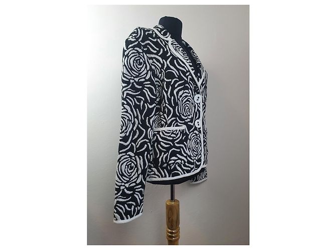 Blazer Joseph Ribkoff Negro y Blanco - vista 3