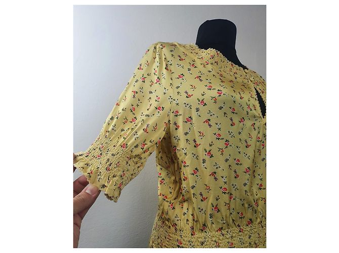 & Other Stories Viskosebluse Gelb Größe 36 Mehrfarben - Ansicht 3