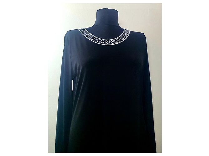 Robe noire Michael Kors en polyester Taille M - vue 2