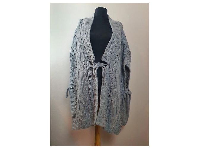 Autre Marque Anthropologie Sleeping on Snow Strickjacke grau - Ansicht 2