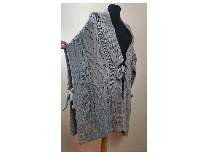 Autre Marque Anthropologie Sleeping on Snow Strickjacke grau - Ansicht 3