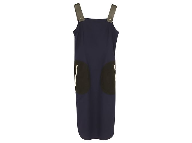 Sportmax Kleid aus Baumwolle in Marineblau - Ansicht 2