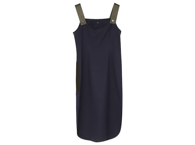 Sportmax Kleid aus Baumwolle in Marineblau - Ansicht 3