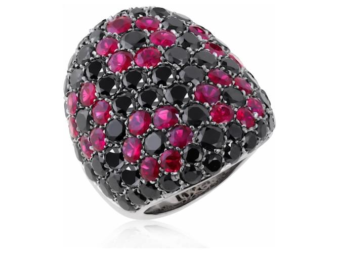 Pasquale Bruni Ruby e Black Diamond Ring - vista 2