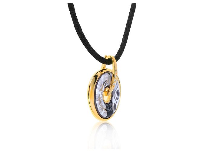 Pendant with Frey Wille enamel - view 2