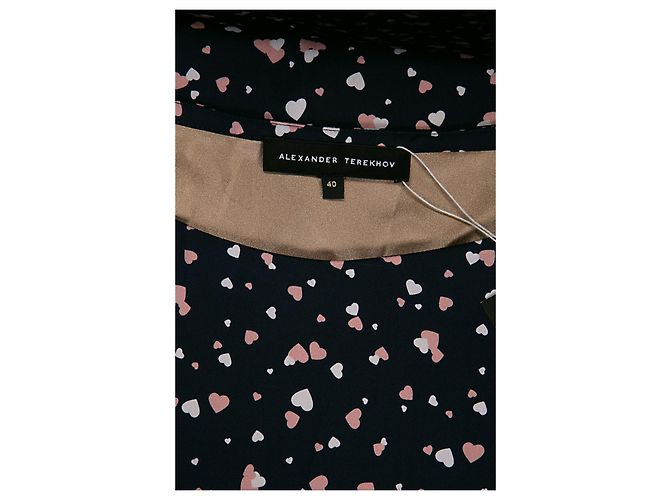 Vestido Alexander Terekhov con estampado de corazones Impresión de pitón - vista 4