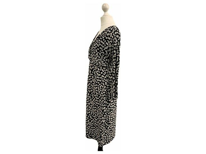 Abito in misto viscosa bianco e nero Max Mara - vista 2