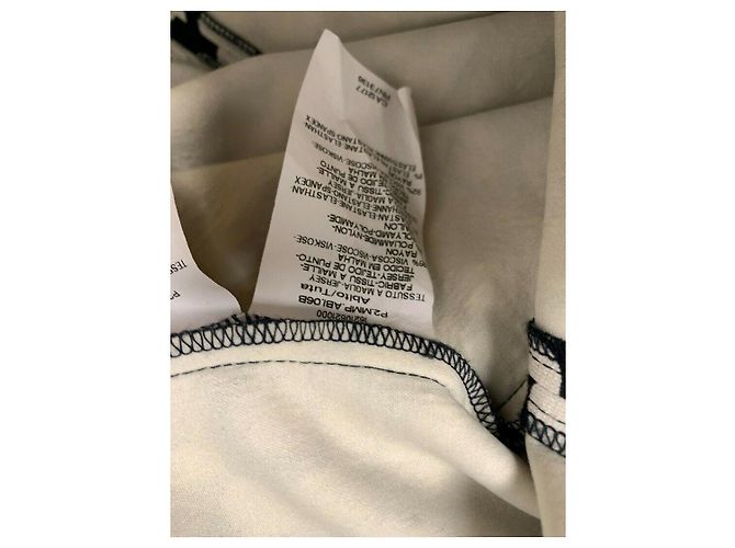 Abito in misto viscosa bianco e nero Max Mara - vista 8