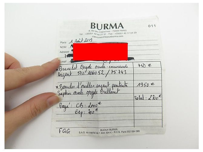 ORECCHINI CON CIONDOLO IN ARGENTO STERLING E ZAFFIRO NEW BURMA ORECCHINI NUOVI - vista 12