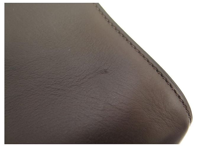 Hermès BORSA PORTA DOCUMENTI HERMES ETRIVIERE II 38 CM IN PELLE SOMBRERO E HUNTER Marrone - vista 10