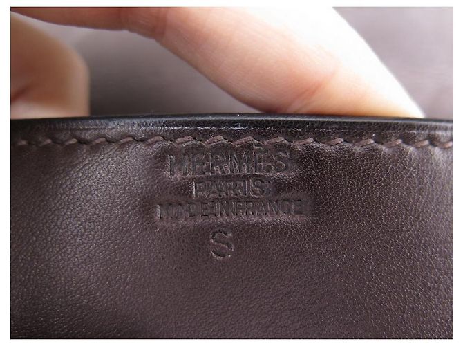 Hermès BORSA PORTA DOCUMENTI HERMES ETRIVIERE II 38 CM IN PELLE SOMBRERO E HUNTER Marrone - vista 11