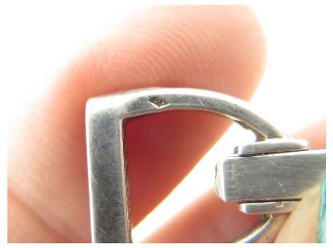 Hermès GEMELLI VINTAGE CALIPER HERMES GEMELLI GAETAN DE PERCIN IN ARGENTO - vista 10