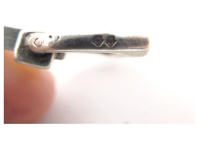 Hermès GEMELLI VINTAGE CALIPER HERMES GEMELLI GAETAN DE PERCIN IN ARGENTO - vista 4
