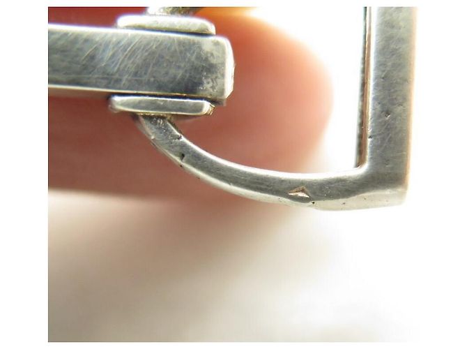 Hermès GEMELLI VINTAGE CALIPER HERMES GEMELLI GAETAN DE PERCIN IN ARGENTO - vista 9