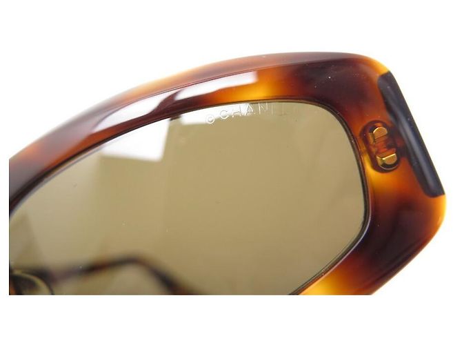 CHANEL Sonnenbrille 5014 TURTLE SHELL MATRATZE SONNENBRILLENTASCHE Braun - Ansicht 5