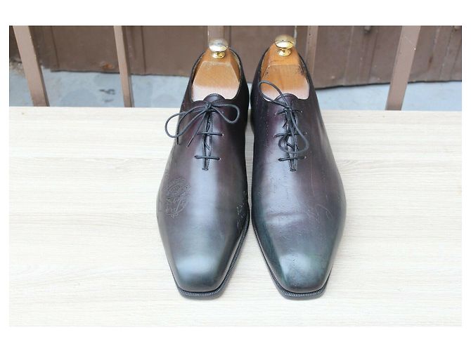 BERLUTI ALESSANDRO GALET SCARPA 2020 cuir 11,5 / 45,5 SCARPE DA UOMO NUOVE CONDIZIONI Multicolore - vista 2