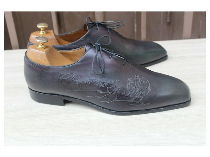 BERLUTI ALESSANDRO GALET SCARPA 2020 cuir 11,5 / 45,5 SCARPE DA UOMO NUOVE CONDIZIONI Multicolore - vista 4