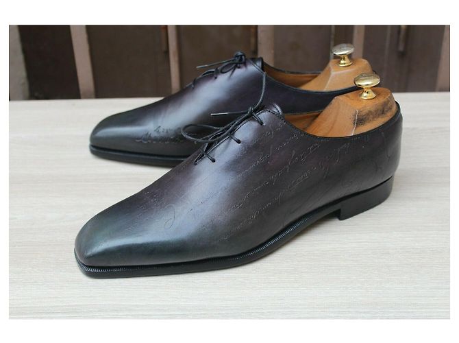 BERLUTI ALESSANDRO GALET SCARPA 2020 cuir 11,5 / 45,5 SCARPE DA UOMO NUOVE CONDIZIONI Multicolore - vista 5