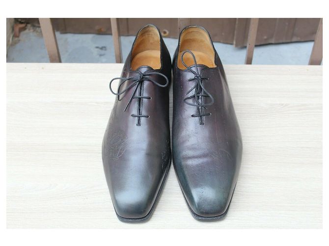 BERLUTI ALESSANDRO GALET SCARPA 2020 cuir 11,5 / 45,5 SCARPE DA UOMO NUOVE CONDIZIONI Multicolore - vista 9