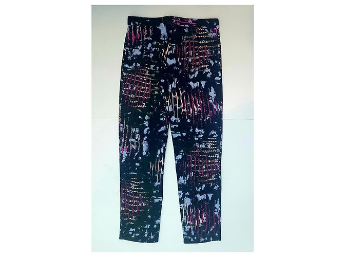 Calça Versace de viscose Multicor - vista 3