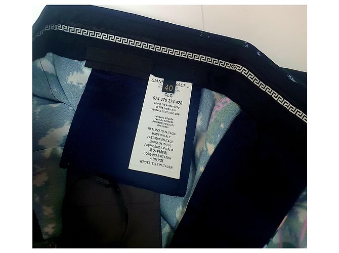 Calça Versace de viscose Multicor - vista 5