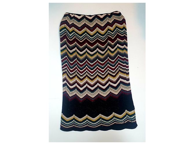 Gonna midi Missoni for Lindex in viscosa multicolore - vista 2