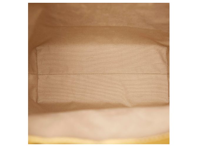 Louis Vuitton Brown Vernis Reade MM Marrone Beige - vista 5